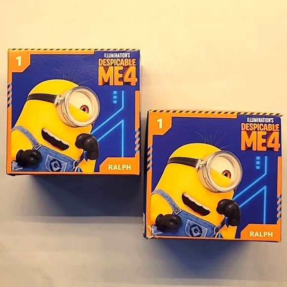 McDonald's Other - Minions Despicable Me 4 Happy Meal toys New McDonald's Ralph